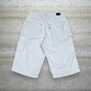 Vintage 90s Levis Silver Tab Corduroy Shorts 32x14 Baggy Fit Light Tan